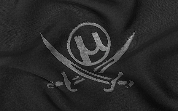 Torrent-Piratenflagge