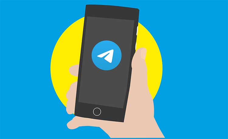 Telegram auf einem Smartphone